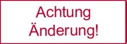 Achtung-Änderung